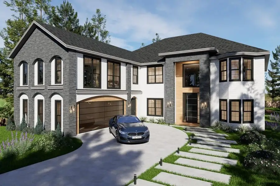 Front exterior of a new home in , Fairburn, GA, highlighting curb appeal (Image 1). Front exterior of a new home in , Fairburn, GA, highlighting curb appeal (Image 1).