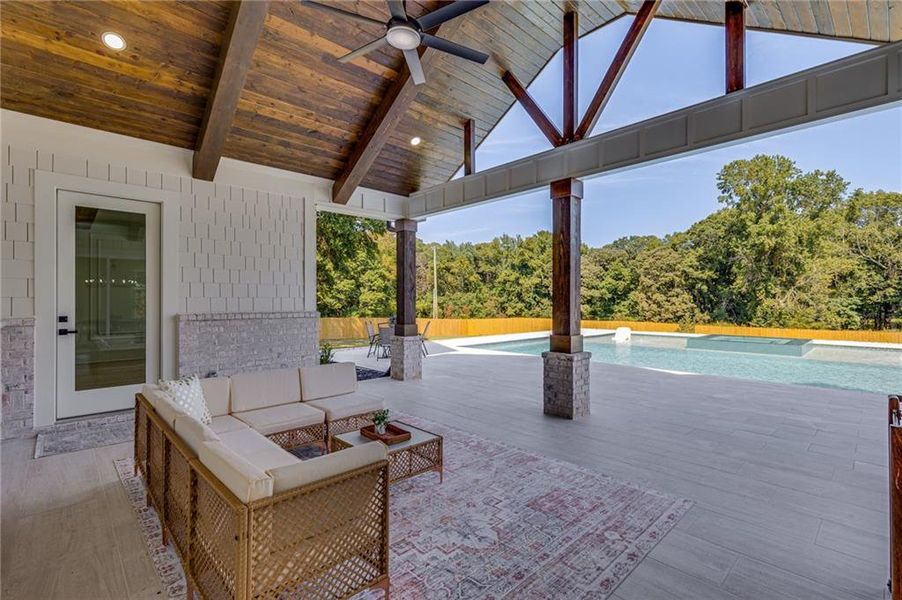 Furnished interior view inside a new home in , Dacula (Image 41).