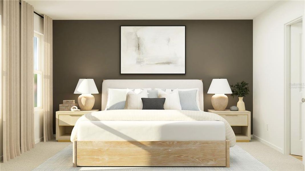 Furnished interior view inside a new home in , Davenport (Image 15).