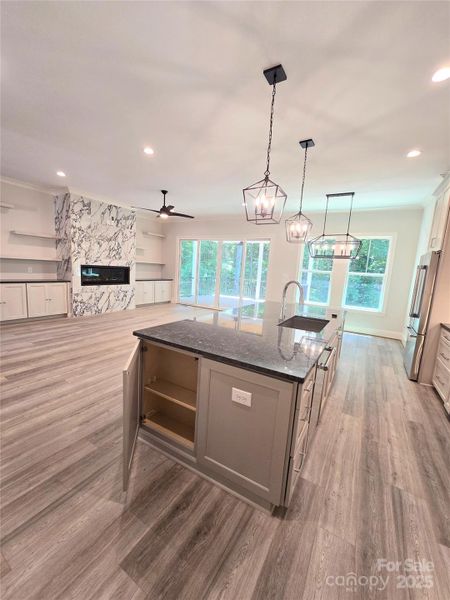 Furnished interior view inside a new home in , Belmont (Image 13).