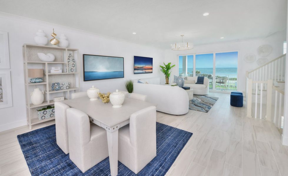Furnished interior view inside a new home in Verona Oceanside, Ormond Beach (Image 21).