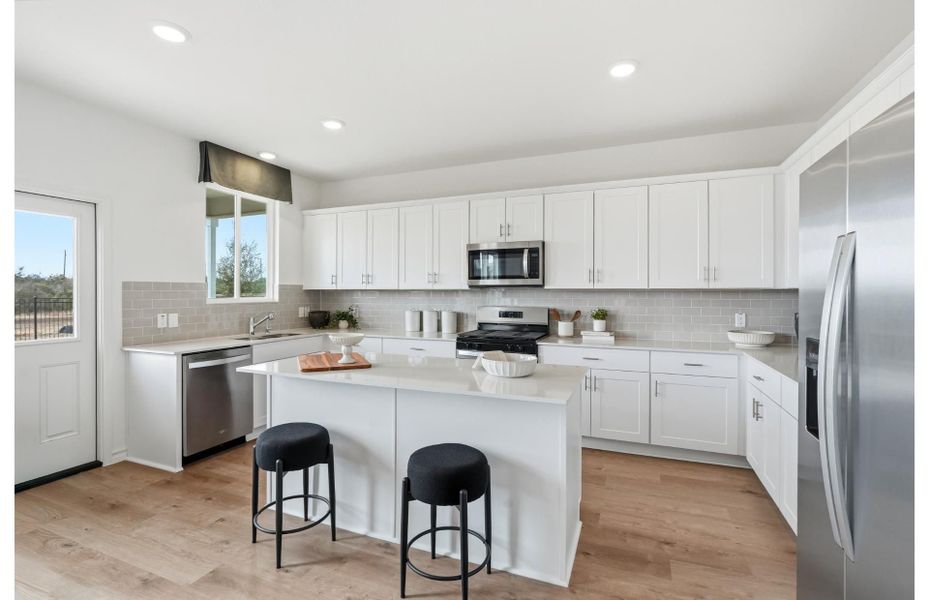 Representative furnished interior of a home built from the Mesilla by Centex in Dove Song, Marion (Image 9).