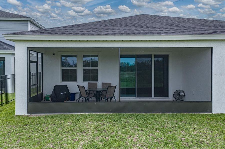 Exterior details and patio area of a home in , Riverview (Image 26).
