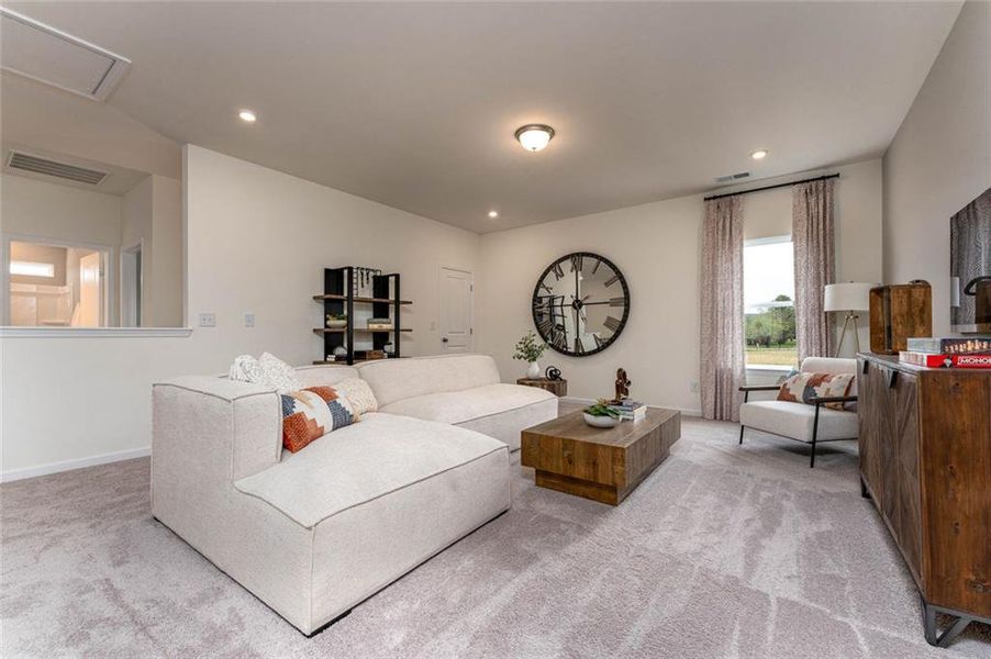 Furnished interior view inside a new home in Sagebrook, Powder Springs (Image 11). Furnished interior view inside a new home in Sagebrook, Powder Springs (Image 11).