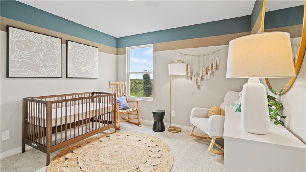 Furnished interior view inside a new home in Crosswinds, Haines City (Image 13).