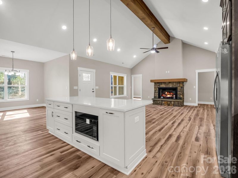 Furnished interior view inside a new home in , Morganton (Image 6).