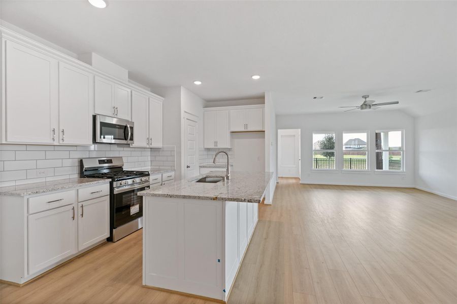 Furnished interior view inside a new home in Sunterra, Katy (Image 5). Furnished interior view inside a new home in Sunterra, Katy (Image 5).