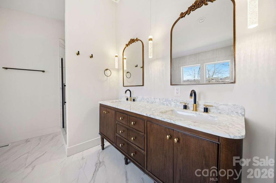 Furnished interior view inside a new home in , Canton (Image 18).