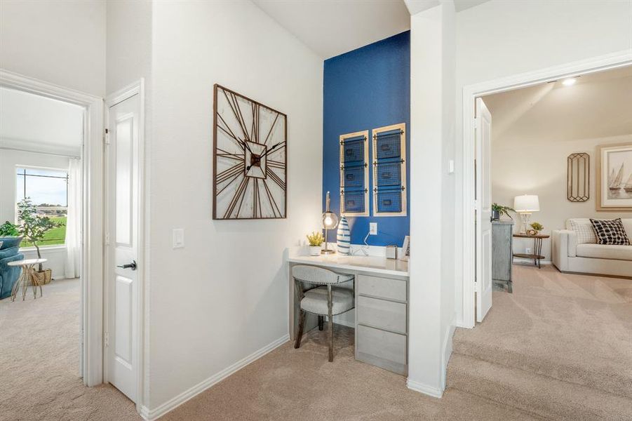 Furnished interior view inside a new home in Abe's Landing, Granbury (Image 9). Furnished interior view inside a new home in Abe's Landing, Granbury (Image 9).