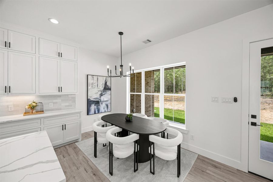 Furnished interior view inside a new home in , Dayton (Image 12).