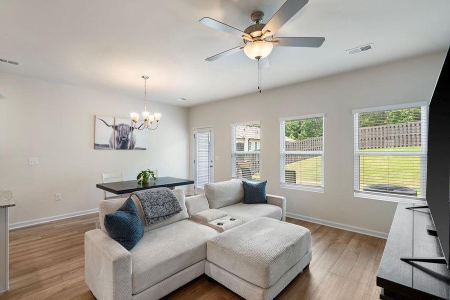 Furnished interior view inside a new home in , Hoschton (Image 32).