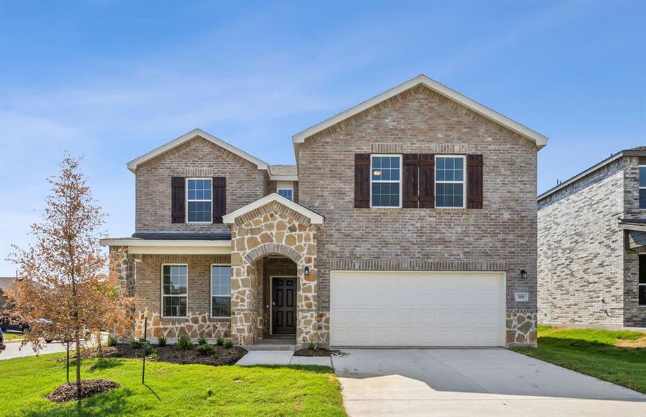 NEW CONSTRUCTION: Beautiful two-story home available at Whitewing Trails in Princeton