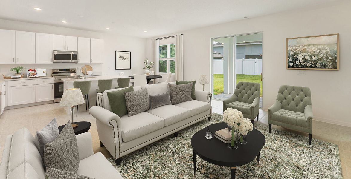 Representative furnished interior of a home built from the Sky by Park Square Residential in Brighton, Venice (Image 6).
