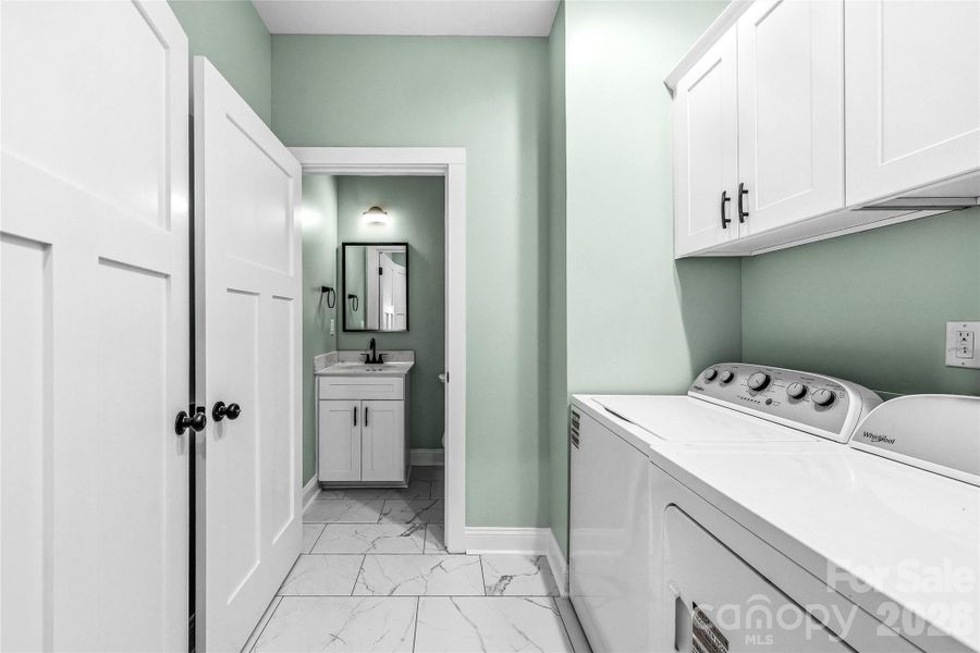 Furnished interior view inside a new home in , Hendersonville (Image 10).