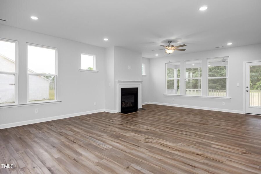 Spacious, unfurnished interior of a new home in Tobacco Road, Angier (Image 73).