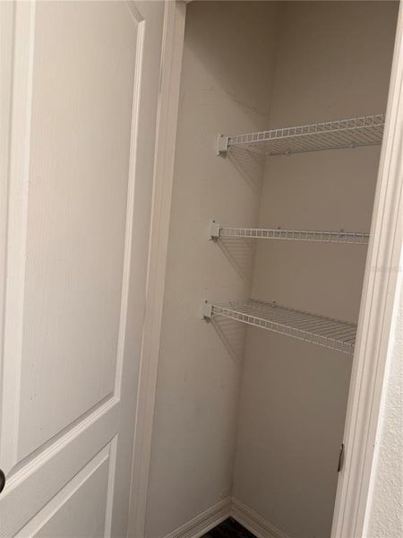 Linen closet