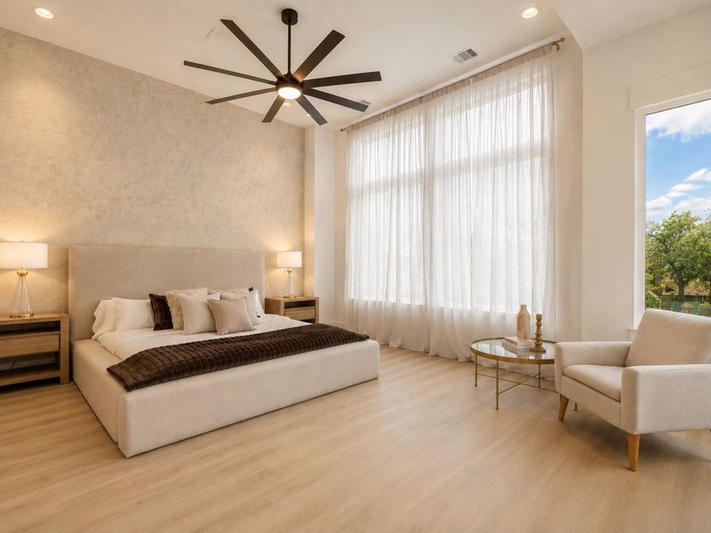 Furnished interior view inside a new home in , Houston (Image 14).