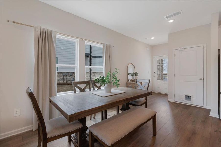 Furnished interior view inside a new home in , Snellville (Image 6).