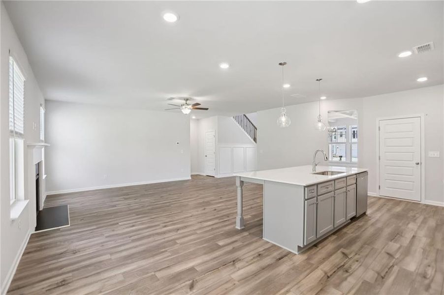 Spacious, unfurnished interior of a new home in Grandview at Millers Mill, Stockbridge (Image 17). Spacious, unfurnished interior of a new home in Grandview at Millers Mill, Stockbridge (Image 17).
