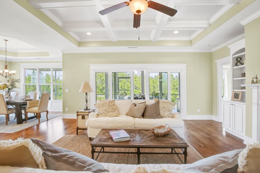 Representative furnished interior of a home built from the Ansley by Bill Clark Homes in Sidbury Landing, Wilmington (Image 8).