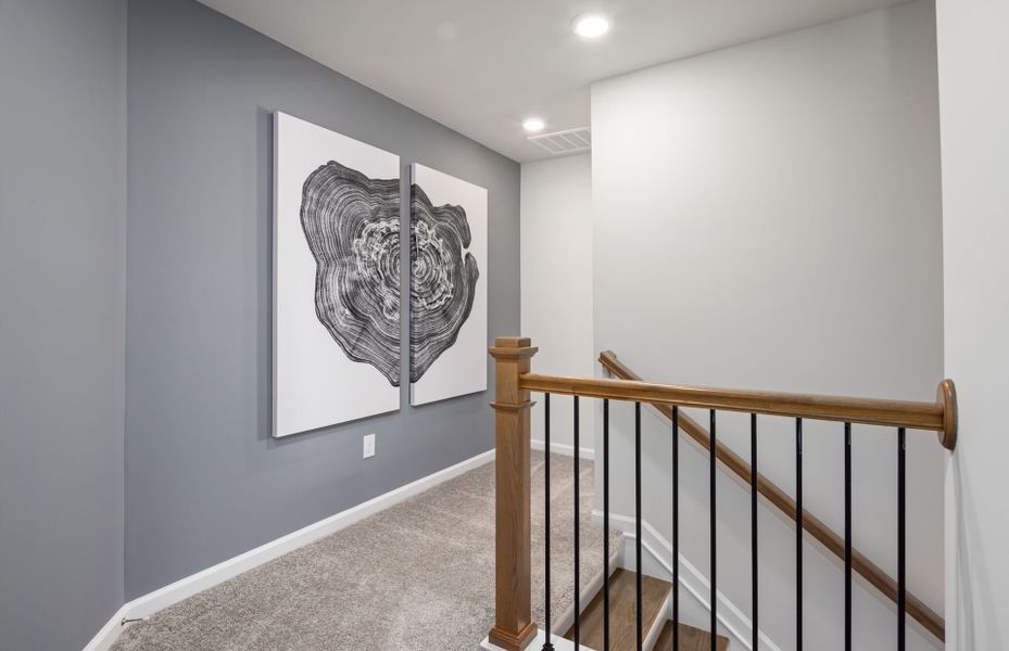 Representative unfurnished interior of a home built from the Joliet by Pulte Homes in Lakeside Townes at Riverlights, Wilmington (Image 17).