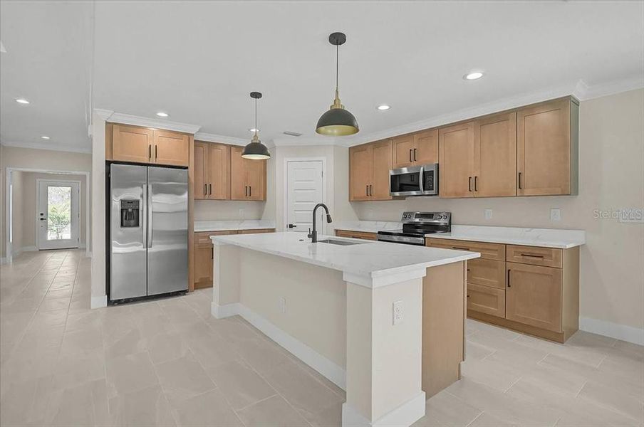 Furnished interior view inside a new home in , Rotonda West (Image 8).