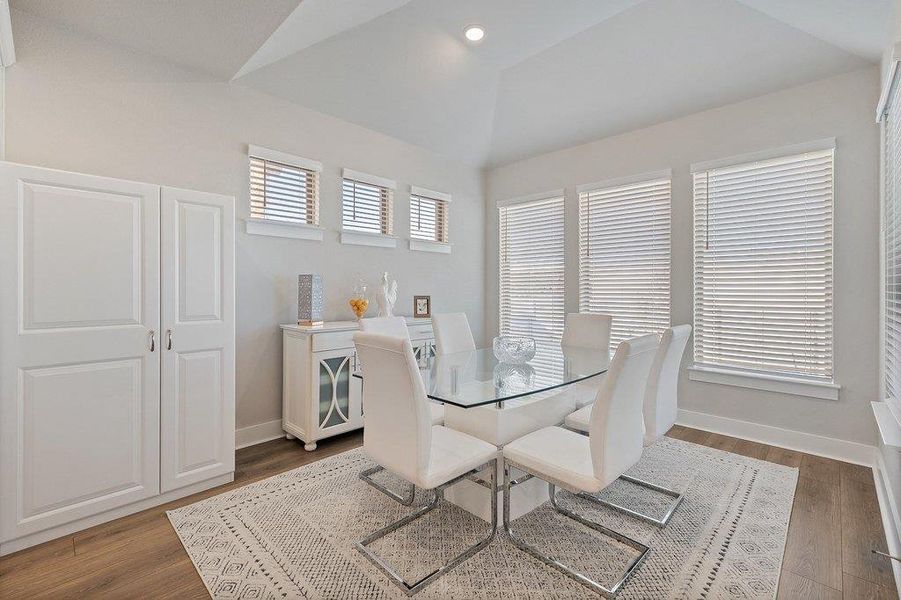 Convenient dining area just off the kitchen.