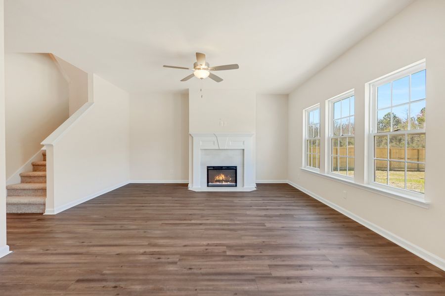 Representative unfurnished interior of a home built from the The Bagley by RTS Homes in Grand Reserve, Hinesville (Image 14).