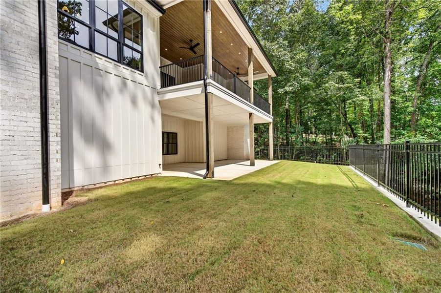 Exterior details and patio area of a home in , Cumming (Image 38).