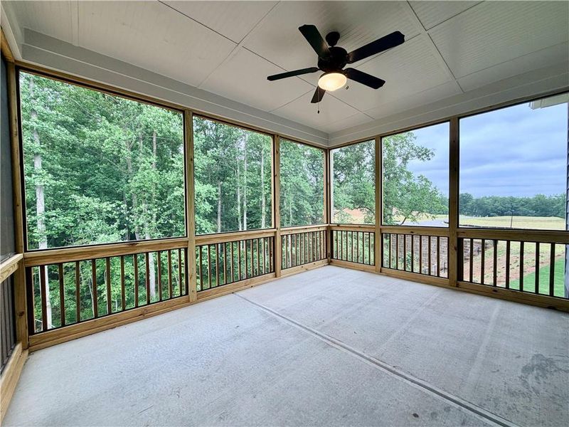 Exterior details and patio area of a home in Arbor West, Dawsonville (Image 19). Exterior details and patio area of a home in Arbor West, Dawsonville (Image 19).