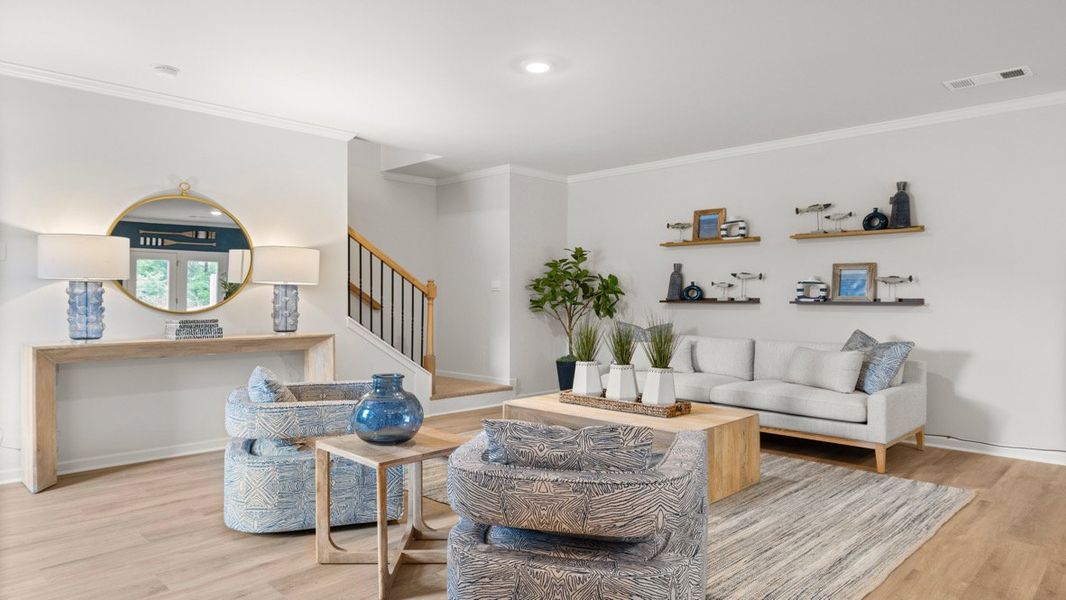 Representative furnished interior of a home built from the SUDBURY 24' TOWNHOME by D.R. Horton in Falcon Landing Townhomes, Gainesville (Image 17).