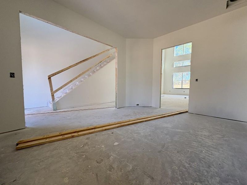 In-progress construction of a new home in Arden on Lanier, Cumming, GA (Image 24).