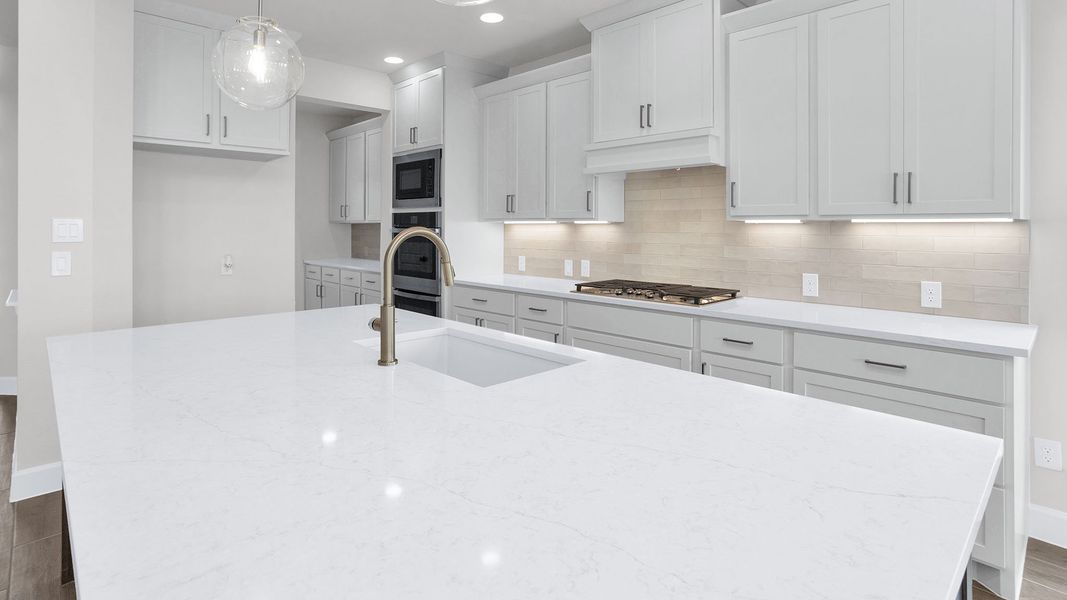 Furnished interior view inside a new home in Legacy Prairie at Katy Court, Katy (Image 6).