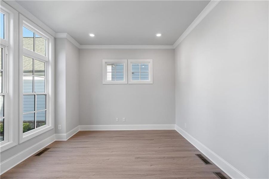 Spacious, unfurnished interior of a new home in , Peachtree Corners (Image 21). Spacious, unfurnished interior of a new home in , Peachtree Corners (Image 21).