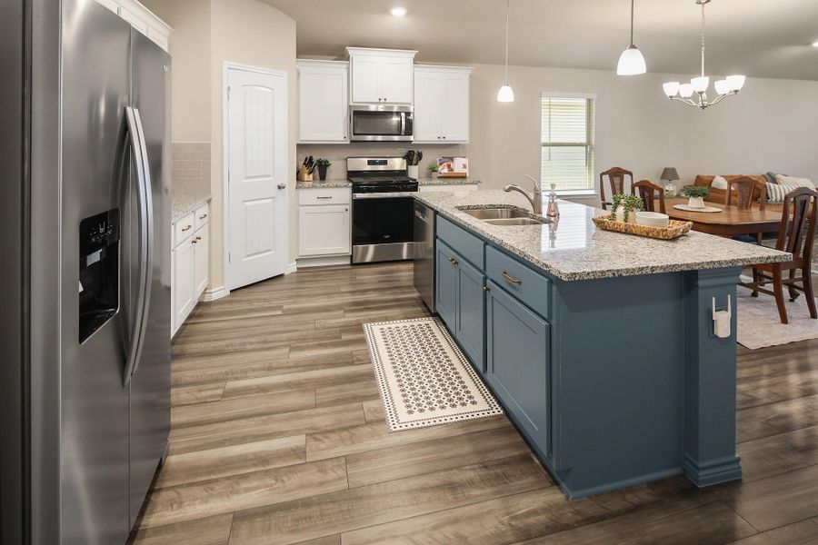 Furnished interior view inside a new home in , College Station (Image 6).