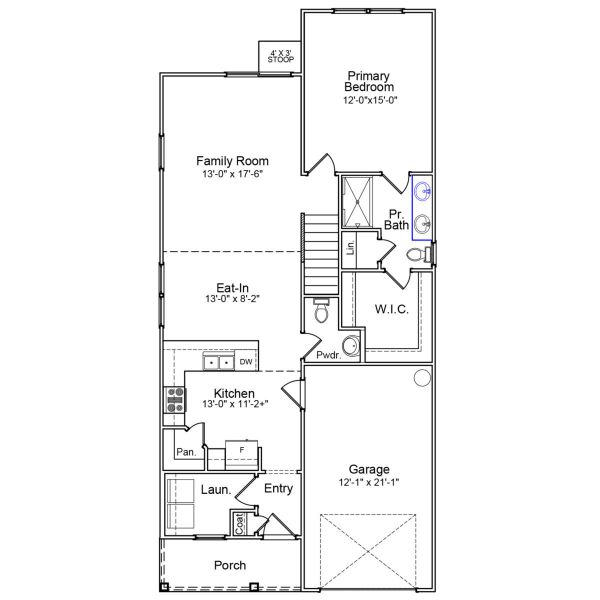 2D floor plan layout of this home in Hanes Lake, Winston-Salem, NC (Image 3). 2D floor plan layout of this home in Hanes Lake, Winston-Salem, NC (Image 3).