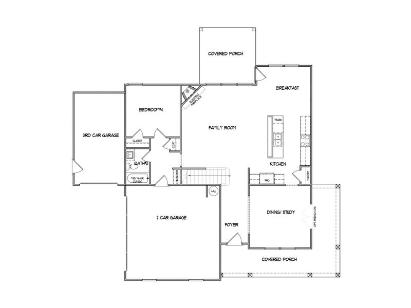 2D floor plan layout for the The Farmington by My Home Communities in Cotton Creek, Good Hope, GA (Image 3). 2D floor plan layout for the The Farmington by My Home Communities in Cotton Creek, Good Hope, GA (Image 3).