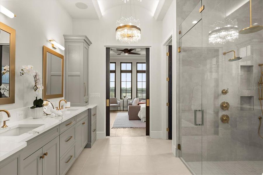 Furnished interior view inside a new home in , Montverde (Image 7).