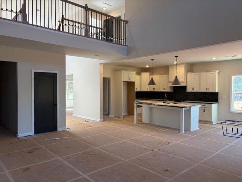 In-progress construction of a new home in Blackwelder Bluff, Bowdon, GA (Image 7).