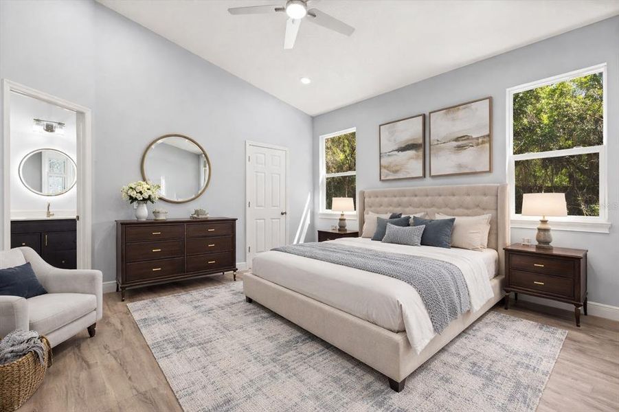 Furnished interior view inside a new home in , Deland (Image 11). Furnished interior view inside a new home in , Deland (Image 11).