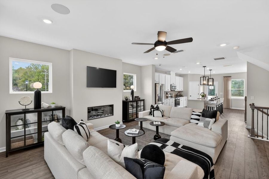 Furnished interior view inside a new home in Dreycott, Lawrenceville (Image 13).