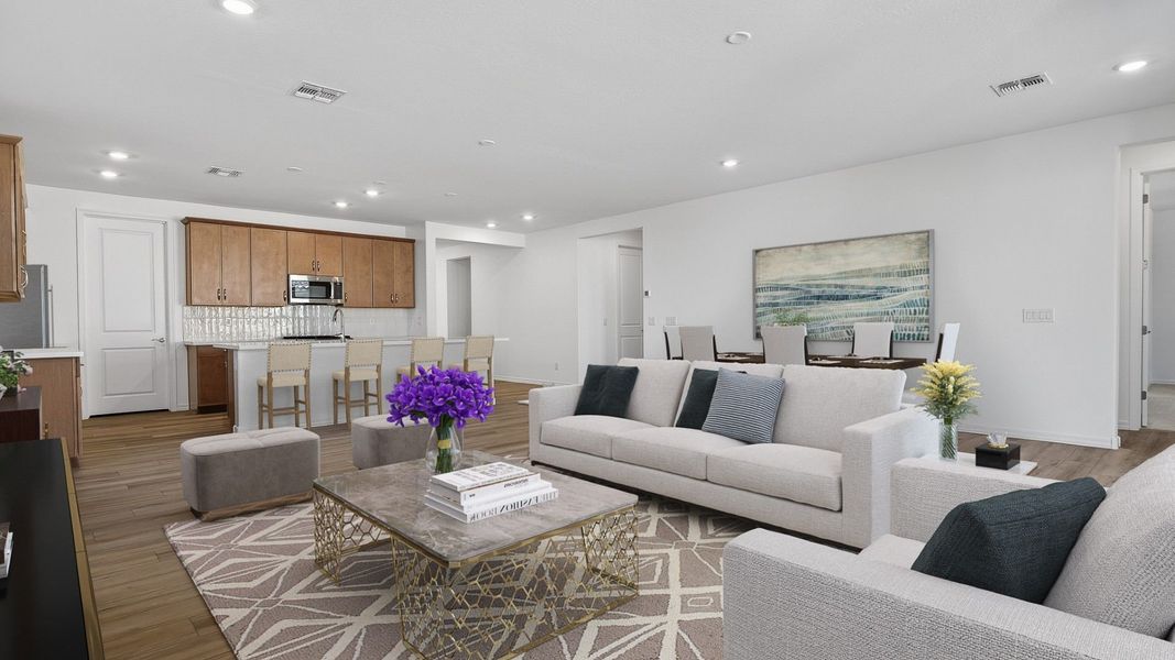 Furnished interior view inside a new home in The Grove at El Cidro, Goodyear (Image 5).