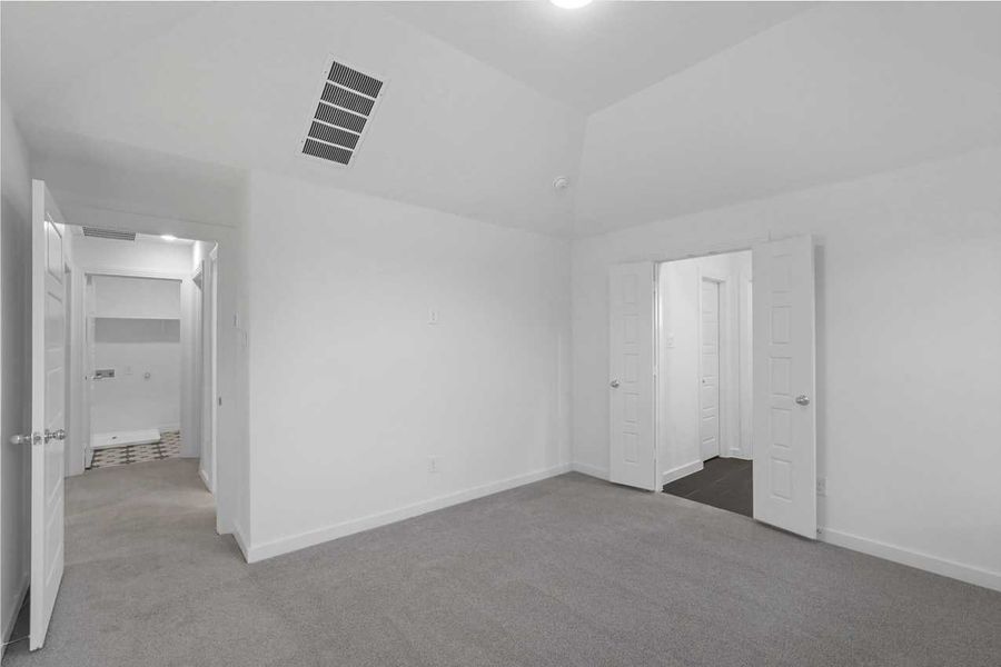 Representative Primary Bedroom - some options shown Representative Primary Bedroom - some options shown