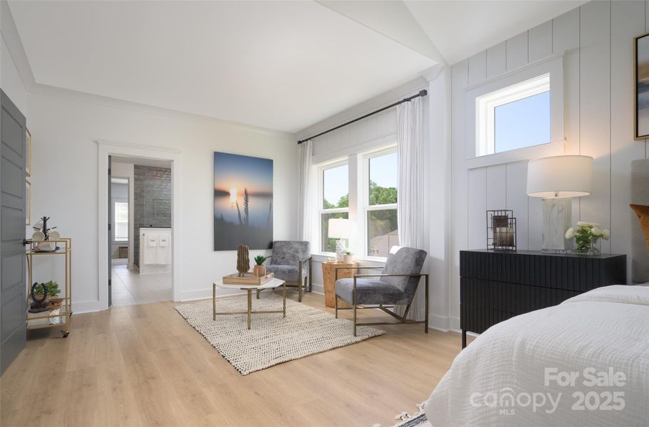 Furnished interior view inside a new home in North Creek Village, Huntersville (Image 35).