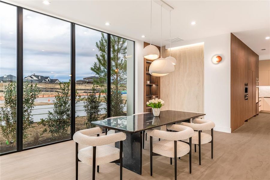 Furnished interior view inside a new home in , Heath (Image 17).