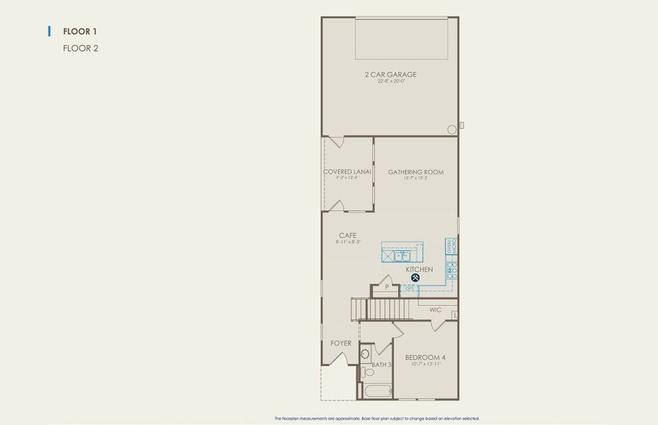 Juniper Floor Plan, Quick Move-In Home, Floor 1
