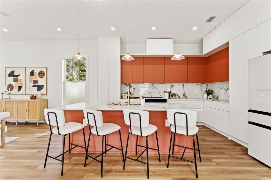 Furnished interior view inside a new home in , Seminole (Image 14).