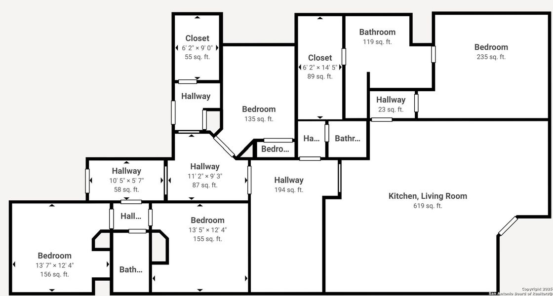 2D floor plan layout of this home in The Parklands, Schertz, TX (Image 2). 2D floor plan layout of this home in The Parklands, Schertz, TX (Image 2).