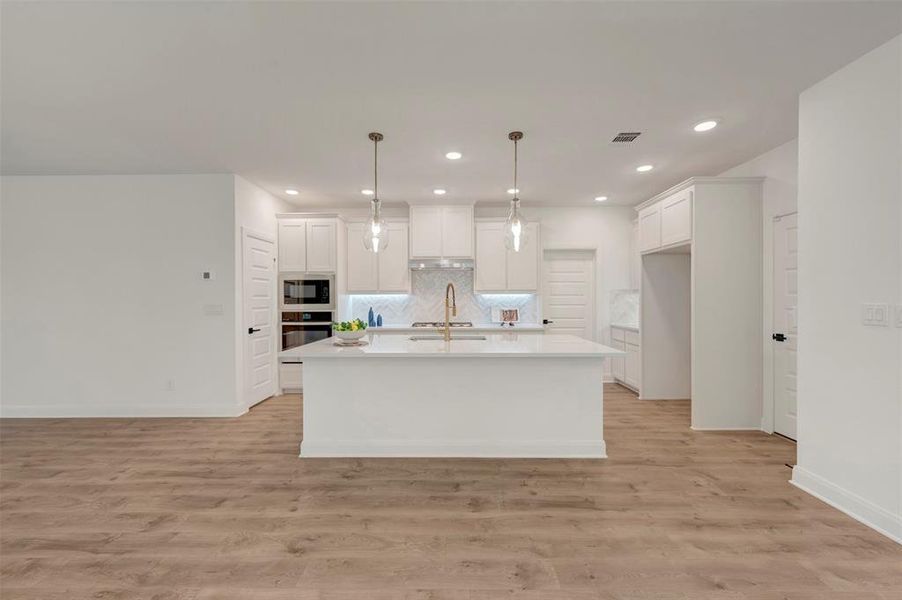 Furnished interior view inside a new home in Solterra - Garden Series, Mesquite (Image 8).