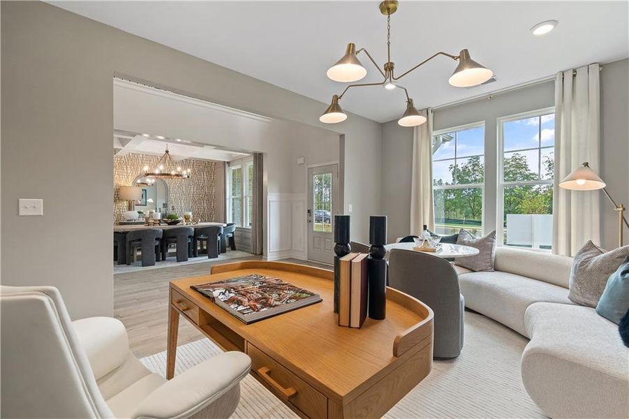 Furnished interior view inside a new home in Northcroft, Lawrenceville (Image 27).